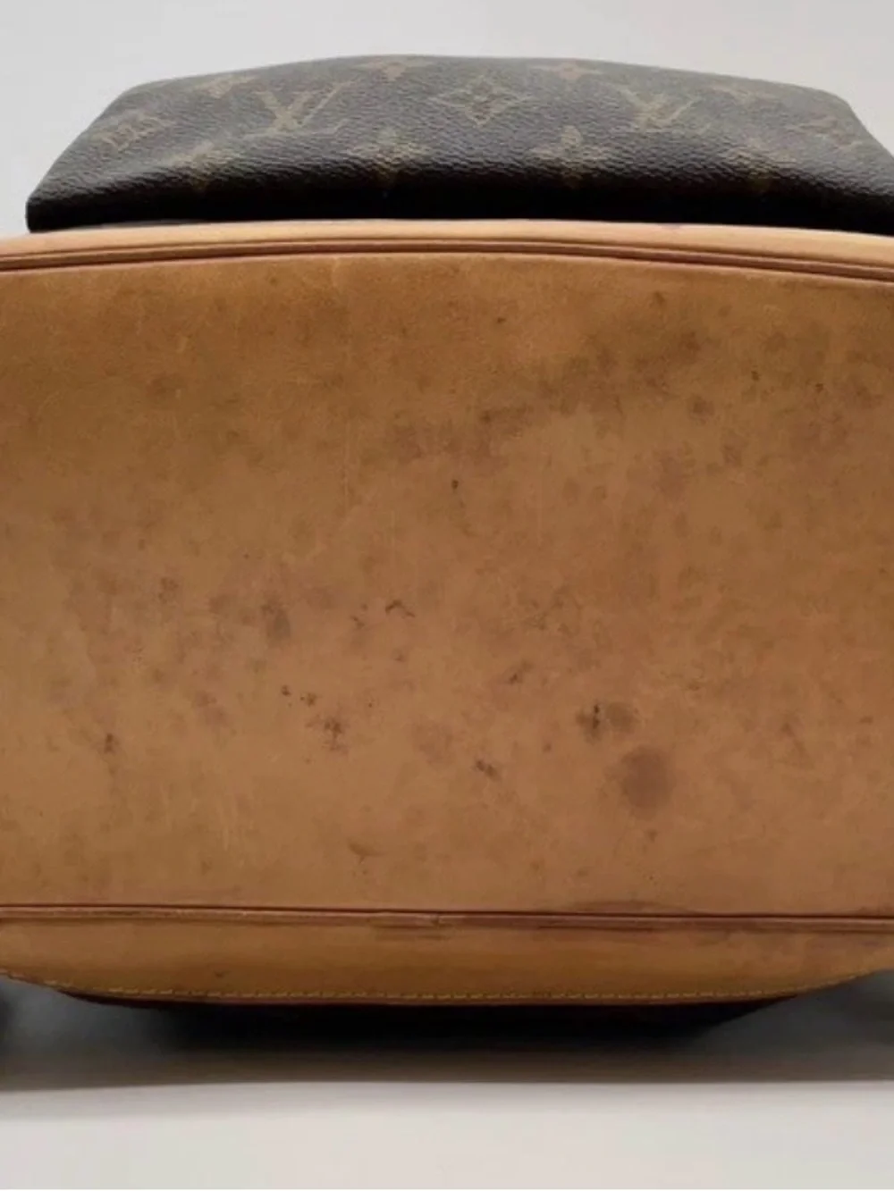 Louis Vuitton Monogram Backpack in Brown and Tan